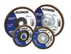 Radnor 64000939  7'' X 5/8'' - 11 60 Grit Zirconia Alumina Type 27 High Density/Jumbo Flap Disc (1 PER CASE)
