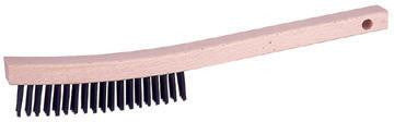 Radnor 64000438  Stainless Steel Curved Handle Scratch Brush 3 X 19 Rows (1 PER CASE)