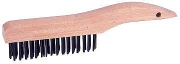 Radnor 64000444  Stainless Steel Shoe Handle Scratch Brush 4 X 16 Rows (1 PER CASE)