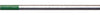 Radnor 64001951  3/16'' X 7'' Ground Finish Pure Tungsten Electrode (5 Per Package,  1 PACK)