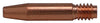 Radnor 64002842  Model 403-2-45 .045'' Standard Tapered Contact Tip For Tregaskiss T30, T40 And T50 Series MIG Guns (25 Per Package)