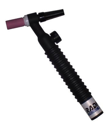 Radnor 64005988  Model 9P-25-R 125 Amp Air Cooled 180° Pencil TIG Torch Package With 25' Lead And Rubber Power Cable (1 PER CASE)