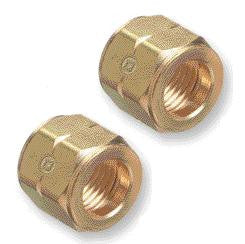 Radnor 64003971  WD2116 Brass Fuel Gas Hose Nut Kit Contains 2 B-Size CGA-023 Brass Fuel Gas Nuts ( 1 PACK)