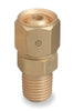Radnor 64003979  104 A-Size Male To B-Size Female Left Hand Threaded Brass Acetylene/Fuel Gas Hose Adapter (1 PER CASE)