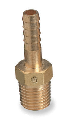 Radnor 64003947  541 1/4'' NPT Male To 1/4'' ID Barb Hose Brass Adapter (1 PER CASE)