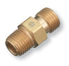 Radnor 64003909  32 1/4'' NPT To B-Size Right Hand Threaded Male Brass Regulator Outlet Bushing (Bulk Packaged) (50/EA)