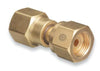 Radnor 64003956  806 CGA-320 To CGA-580 Brass Cylinder Adapter 1 PACK)