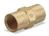 Radnor 64003935  AW-430 CGA-032 Right Hand Threaded Female To B-Size Right Hand Threaded Female Brass Inert Gas Hose Coupler (25 Per Pack)