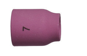 Radnor 64005610  Model 53N61 7/16'' Small #7 Alumina Gas Lens TIG Nozzle (10 PER CASE)