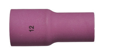 Radnor 64005612  Model 53N87L 3/4'' Large, Long #12 Alumina Gas Lens TIG Nozzle (10 PER CASE)
