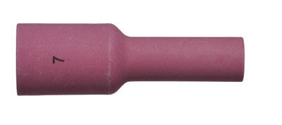 Radnor 64005621  Model 54N15L 7/16'' Medium, Long #7 Alumina Gas Lens TIG Nozzle (10 PER CASE)