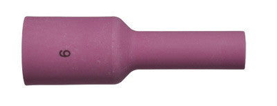 Radnor 64005623  Model 54N16L 3/8'' Medium, Long #6 Alumina Gas Lens TIG Nozzle (10 PER CASE)