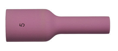 Radnor 64005625  Model 54N17L 5/16'' Medium, Long #5 Alumina Gas Lens TIG Nozzle (10 PER CASE)