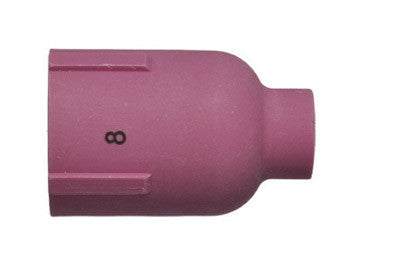 Radnor 64005639  Model 57N74 1/2'' Large #8 Alumina Gas Lens TIG Nozzle (10 PER CASE)