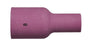 Radnor 64005648  Model 57N74L 1/2'' Large, Long #8 Alumina Gas Lens TIG Nozzle (10 PER CASE)