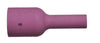 Radnor 64005651  Model 57N75XL 3/8'' Large, X-Long #6 Alumina Gas Lens Nozzle (10 PER CASE)
