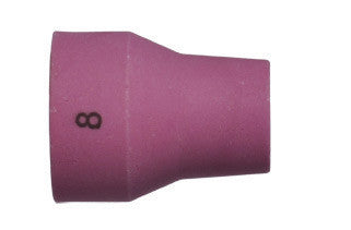 Radnor 64005764  Model 14N61 1/2'' #8 Alumina TIG Nozzle 10/EA