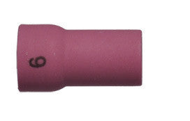 Radnor 64005937  Model 53N26A 3/8'' Long #6 Alumina TIG Nozzle (10 PER CASE)