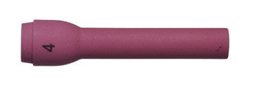 Radnor 64005999  Model A796F75 1/4'' Standard, Long #4 Alumina TIG Nozzle (10 PER CASE)