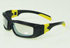 Radnor 64051643 Panzer Sealed Saety Glasses With Black And Yellow Frame And Clear Indoor/Outdoor Anti-Fog Lens  (1/EA)