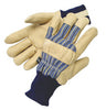 Radnor 64057085 Large Tan Pigskin Thinsulate Lined Cold Weather Gloves With Knit Wrist And Knuckle Strap  (1/PR)