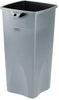 Rubbermaid 356988GY UNTOUCHABLE SQUARE TRASH CAN, GRAY, 23 GALLONS (1 PER CASE)