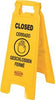 Rubbermaid FG611278YEL FLOOR SIGN, MULTI-LINGUAL, CLOSED IMPRINTED, YELLOW, 25 IN. (1 PER CASE)