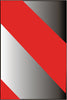 NMC RHS3RS-TAPE, REFLECTIVE, RED/SILVER, 3''X10 YD (1 ROLL)