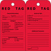 NMC RPT177-TAGS, RED TAG, 6X3, UNRIP VINYL (PAK OF 25/EA)