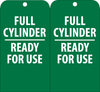 NMC RPT36G-TAGS, FULL CYLINDER READY FOR USE, 6X3, UNRIP VINYL W/ GROMMET (PAK OF 25)