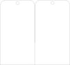 NMC RPT51G-TAGS, (BLANK), 6X3, UNRIP VINYL W/ GROMMET (PAK OF 25)