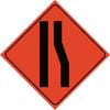 NMC RUR11-TRAFFIC, GRAPHIC, MERGE LEFT LANE , 48X48, ROLL UP SIGN, REFLECTIVE (1 EACH)