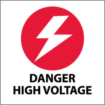 NMC S11AP-DANGER HIGH VOLTAGE, 4X4, PS VINYL (PAK OF 5)