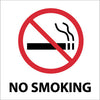NMC S1R-NO SMOKING (W/ GRAPHIC), 7X7, RIGID PLASTIC (1 EACH)