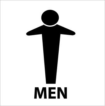 NMC S27R-MEN (W/ GRAPHIC), 7X7, RIGID PLASTIC (1 EACH)