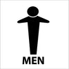 NMC S27R-MEN (W/ GRAPHIC), 7X7, RIGID PLASTIC (1 EACH)