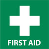 NMC S53P-FIRST AID (W/GRAPHIC), 7X7, PS VINYL (1 EACH)