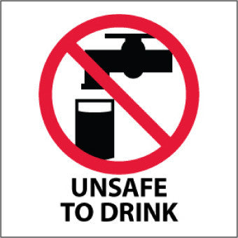 NMC S55AP-UNSAFE TO DRINK, 4X4, PS VINYL (PAK OF 5)