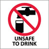NMC S55AP-UNSAFE TO DRINK, 4X4, PS VINYL (PAK OF 5)