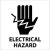 NMC S62R-ELECTRICAL HAZARD (W/ GRAPHIC), 7X7, RIGID PLASTIC (1 EACH)