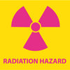 NMC S68R-RADIATION HAZARD (W/ GRAPHIC), 7X7, RIGID PLASTIC (1 EACH)