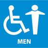 NMC S73R-MEN (W/ GRAPHIC), 7X7, RIGID PLASTIC (1 EACH)