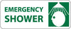 NMC SA116R-EMERGENCY SHOWER (W/GRAPHIC), 7X17, RIGID PLASTIC (1 EACH)