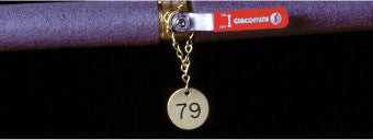 NMC SBT175-VALVE TAGS, NUMBERED 151-175, .040 BRASS (PAK OF 25)