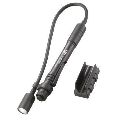 Streamlight 66418 Black Stylus Pro Reach Flashlight With White LED (2 AAA Alkaline Batteries Included)  (1/EA)