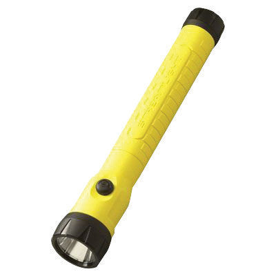 Streamlight 76412 Yellow ProPolymer HAZ-LO Intrinsically Safe Rechargeable Flashlight With 120V AC/12V DC Steady Charger (4 4.8 Volt Nickel-Cadmium Sub-C Batteries Included)  (1/EA)