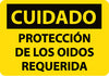 NMC SPC513AB-CUIDADO, PROTECCION DE LOS OIDOS REQUERIDA, 10X14, .040 ALUM (1 EACH)