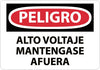 NMC SPD139PB-PELIGRO, ALTO VOLTAJE MANTENGASE AFUERA, 10X14, PS VINYL (1 EACH)