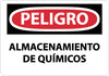 NMC SPD239PB-PELIGRO, ALMACENAMIENTO DE QUIMICOS, 10X14, PS VINYL (1 EACH)