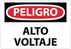 NMC SPD49AB-PELIGRO, ALTO VOLTAJE, 10X14, .040 ALUM (1 EACH)